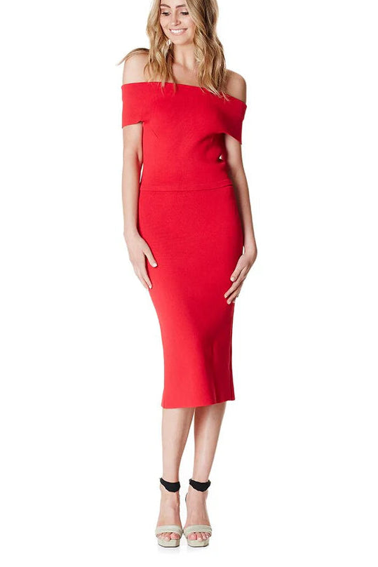 Scanlan and Theodore Crepe Knit Red Small