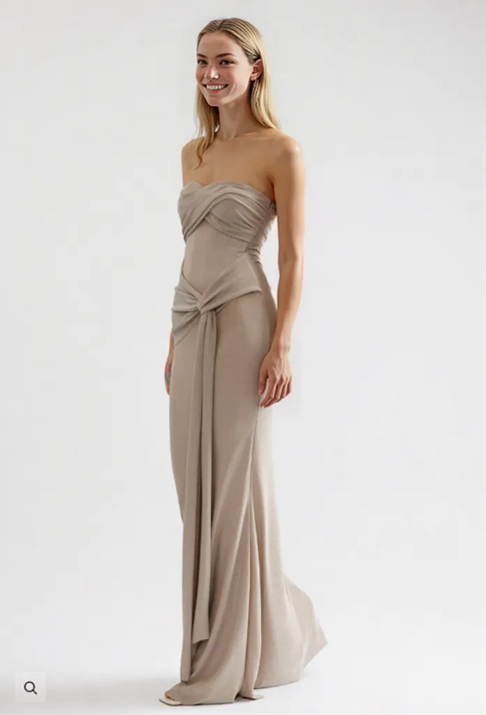 Lexi Tiffany Dress - Champagne